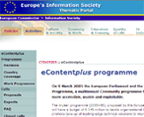 EK připravuje informační den programu eContentPlus